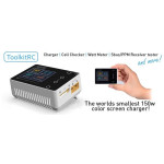 ToolkitRC M6 150W 10A Charger, Cell Checker, Servo Tester